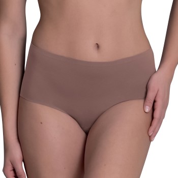 Anita Trusser Essentials High Waist Brief Brun L/XL Dame