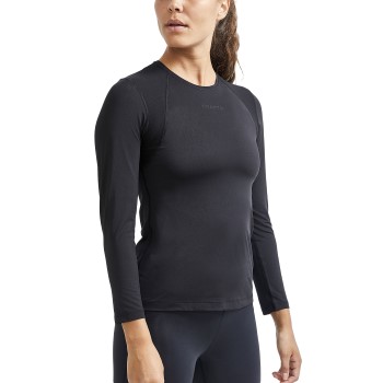 Craft Essence LS Tee Women Sort polyester Large Dame