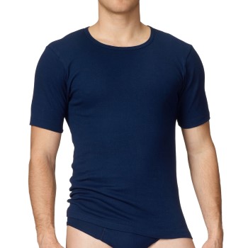 Calida Cotton 1 T-Shirt 14310 Marine 890 bomuld Small Herre
