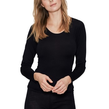 JBS of Denmark Wool Long Sleeve Top Sort Large Dame