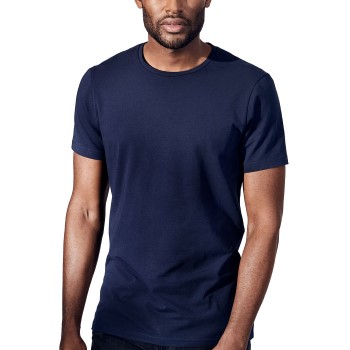 Bread and Boxers Crew Neck Marineblå økologisk bomuld Large Herre