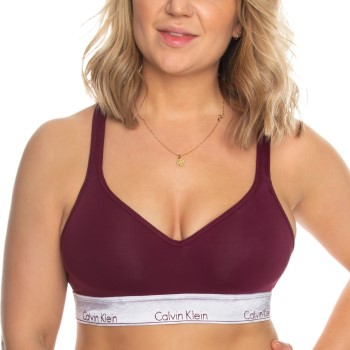 Calvin Klein Bh Modern Cotton Bralette Lift Vinrød Small Dame