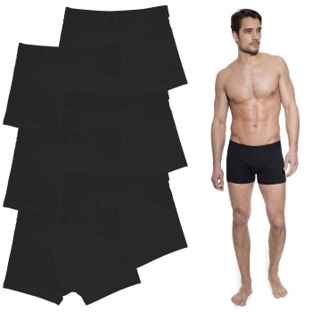 Bread and Boxers Boxer Briefs 6P Sort økologisk bomuld XX-Large Herre