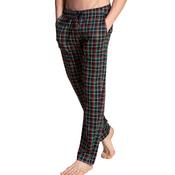 Calida Family and Friends Pants Grøn/Rudet bomuld Large Herre