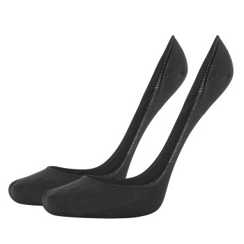 Calvin Klein Strømper 2P Ella No Show Sock Sort bomuld Str 35/38 Dame