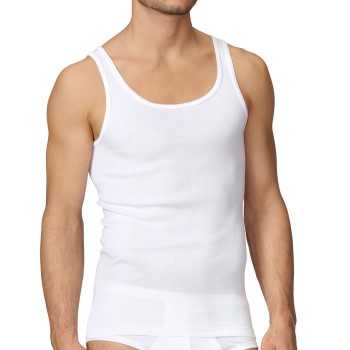 Calida Twisted Athletic Shirt 12010 Hvid 001 bomuld Small Herre