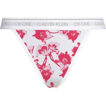 Calvin Klein Trusser One Cotton Brazilian Hvid Mønster Medium Dame