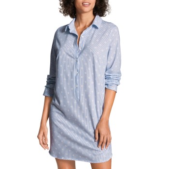 Calida Favourites Daisy Loungedress Lyseblå Large Dame