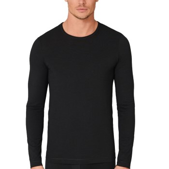 Schiesser Personal Fit Shirt Long Sleeve Sort Large Herre