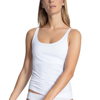 Calida Natural Comfort Tank Top Hvid bomuld Large Dame