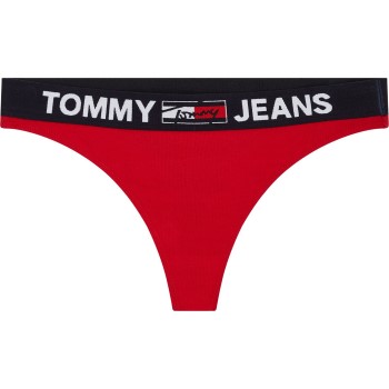 Tommy Hilfiger Trusser Tommy Jeans Thong Rød Large Dame
