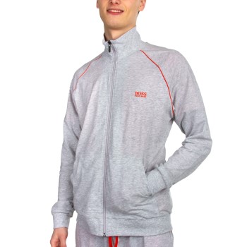 BOSS Mix and Match Zip Jacket Lysegrå bomuld Large Herre