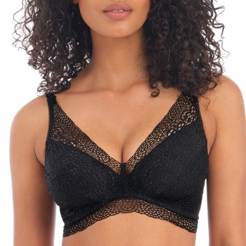 Freya Bh Erin Non-Wired Bralette Sort nylon Large Dame