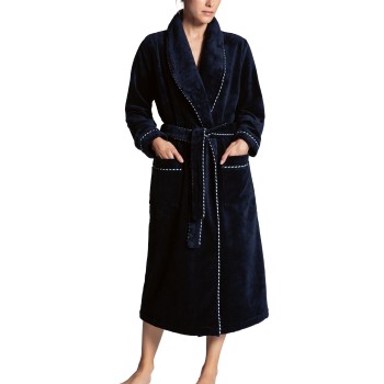 Calida After Shower Bathrobe Mørkblå Large Dame