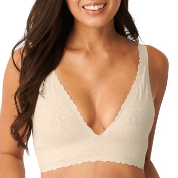 Sloggi Bh ZERO Feel Lace 2.0 Bra Top Creme Large Dame
