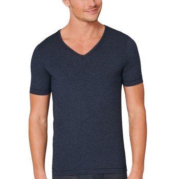 Schiesser Personal Fit V-Neck Mørkblå Large Herre