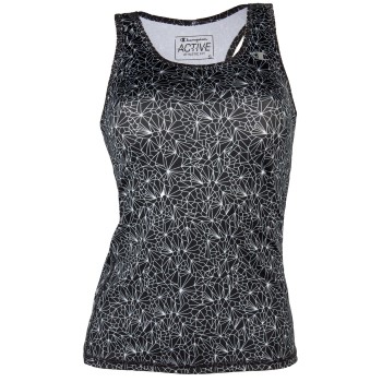 Champion Active Tank Top Sort mønstret Medium Dame
