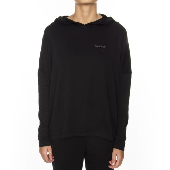 Calvin Klein Form LS Hoodie Sort Large Dame