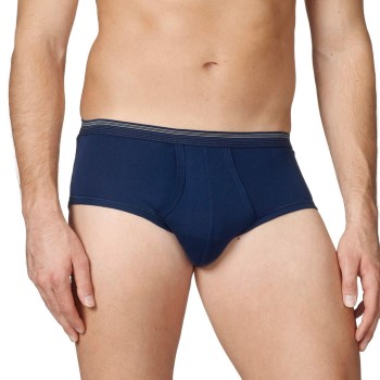 Calida Twisted Cotton Midi Marineblå bomuld Medium Herre