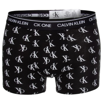 Calvin Klein One Cotton Trunk Sort mønstret bomuld Large Herre