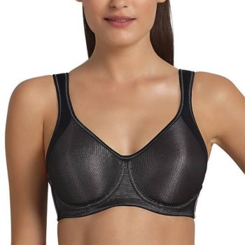 Anita Bh Active Momentum Underwire Sports Bra Sort B 65 Dame