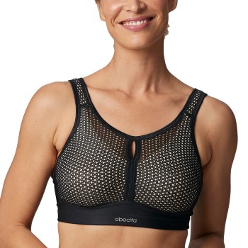 Abecita Bh Extreme Support Net Impact Sport Bra Sort B 75 Dame