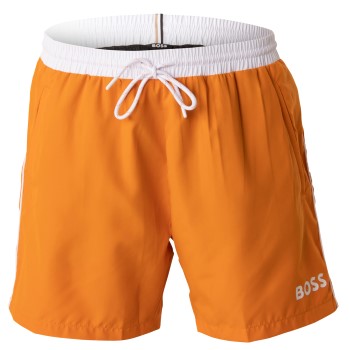 BOSS Starfish Swim Shorts Badebukser Orange polyester Large Herre