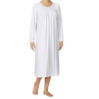 Calida Soft Cotton Nightshirt 33000 Hvid bomuld X-Small Dame