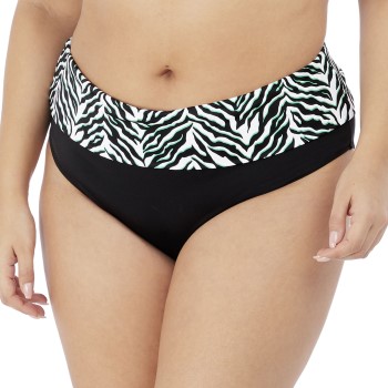 Elomi Zulu Rhythm Fold Bikini Brief Sort/Hvid 42 Dame