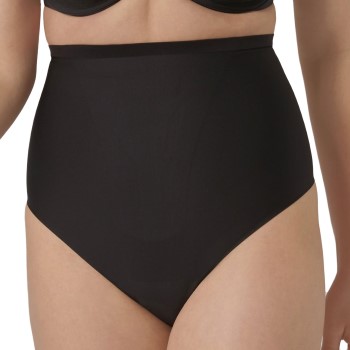 Triumph Trusser Shape Smart Highwaist Thong Sort Large Dame