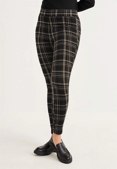 Ternede, jacquardmønstrede leggings