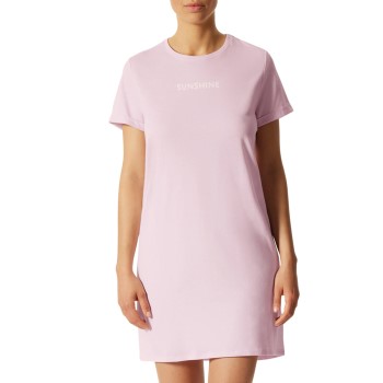 Schiesser Summer Night Nightdress Rosa økologisk bomuld 36 Dame