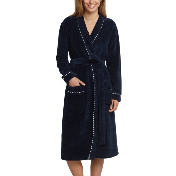 Schiesser Original Classics Bathrobe Mørkblå 36 Dame