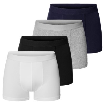 Bread and Boxers Organic Cotton Boxers 4P Flerfarvet økologisk bomuld X-Small Herre