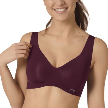 Sloggi Bh ZERO Feel Bralette Mørkrørd Large Dame