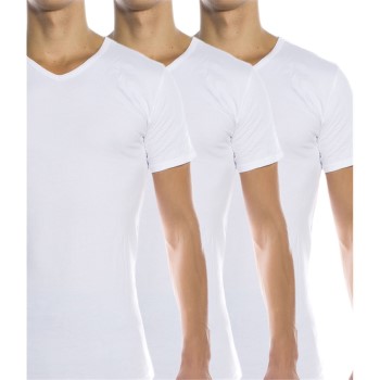 Tommy Hilfiger 3P V-neck T-shirt Hvid bomuld Large Herre