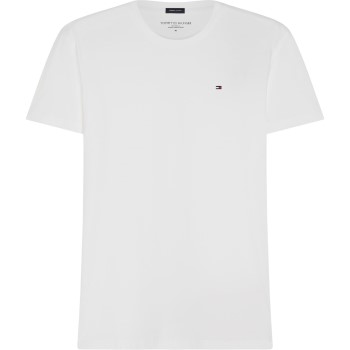 Tommy Hilfiger Cotton Icon Crew Neck SS Hvid økologisk bomuld Large Herre