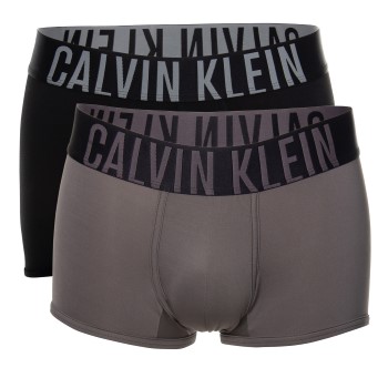 Calvin Klein 2P Intense Power Micro Low Rise Trunk Sort/Grå polyester Large Herre