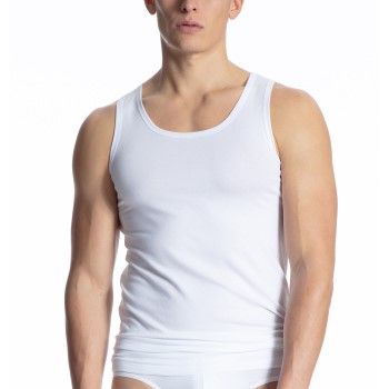 Calida Cotton Code Athletic Shirt Hvid bomuld Large Herre