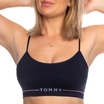 Tommy Hilfiger Bh Seamless Curve Unlined Bralette Marineblå polyamid XX-Large Dame