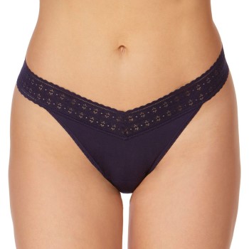 Hanky Panky Trusser Dream Original Rise Thong Mørkblå tencel One Size Dame