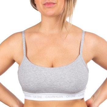 Calvin Klein Bh One Cotton Bralette Grå Large Dame