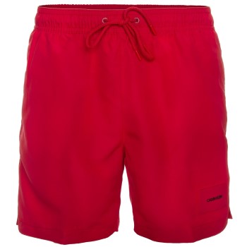 Calvin Klein Badebukser Core Solids Drawstring Swim Shorts Rød polyester Large Herre