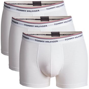Tommy Hilfiger 3P Stretch Trunk Premium Essentials Hvid bomuld Large Herre