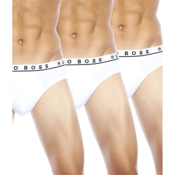Hugo Boss 3P Cotton Stretch Brief Hvid bomuld XX-Large Herre