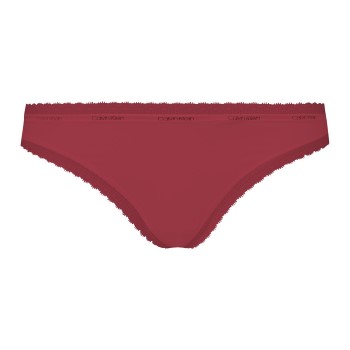 Calvin Klein Trusser Bottoms Up Refresh Thong Vinrød polyamid Large Dame