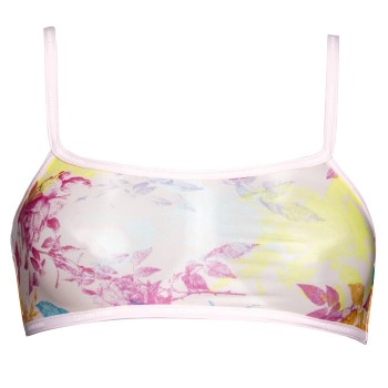 Calvin Klein Bh Sheer Marq Bralette Unlined Rosa Mønster Medium Dame