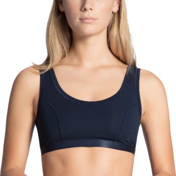 Calida Bh Natural Joy Soft Bra Mørkblå Large Dame