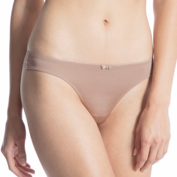 Calida Trusser Sensual Secrets String Lysbrun Medium Dame