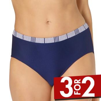 Triumph Summer Waves Midi Bikini Tall Mørkblå 38 Dame